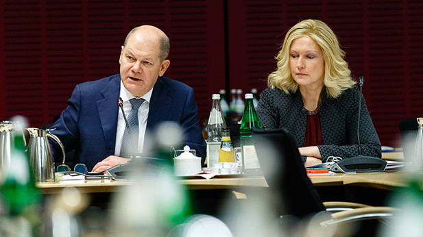 Foto: Olaf Scholz und Manuela Schwesig