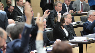 Foto: Bundesratsmitglieder bei der Abstimmung Foto: Bundesratsmitglieder bei der Abstimmung