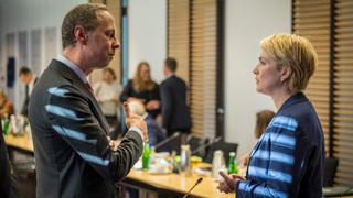 Foto: Die VA-Vorsitzenden Manuela Schwesig und Hendrik Hoppenstedt