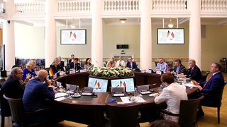 Foto: Arbeitssitzung der Deutsch-Russischen Freundschaftsgruppen Foto: Arbeitssitzung der Deutsch-Russischen Freundschaftsgruppen