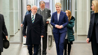 Foto: Manuela Schwesig und der Präsident Lula da Silva