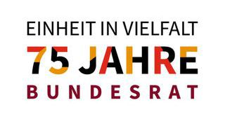 Grafik: Logo zu 75 Jahre Bundesrat Grafik: Logo zu 75 Jahre Bundesrat